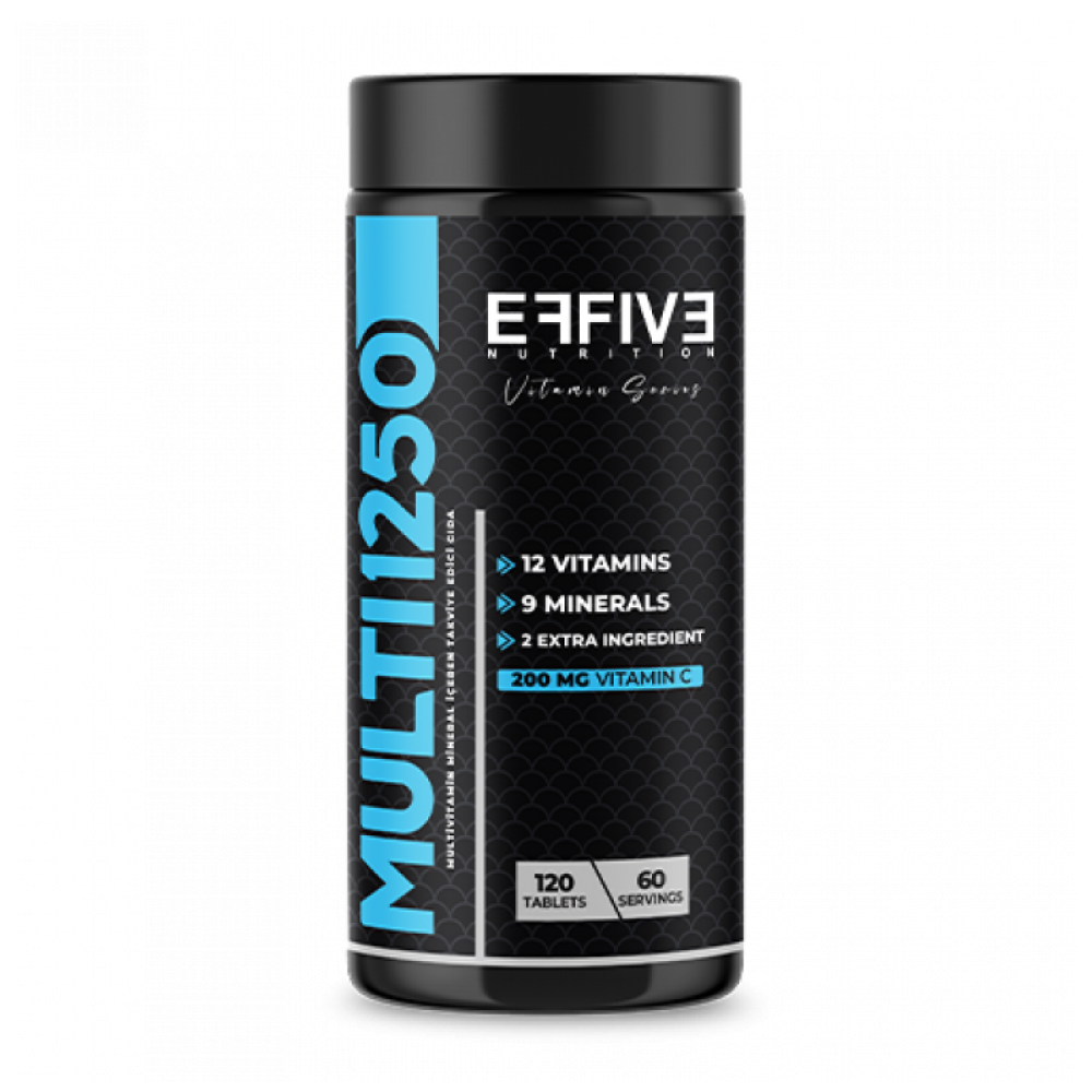 Effive Nutrition Multi1250 Vitamin & Mineral 120 Tablet Multivitamin